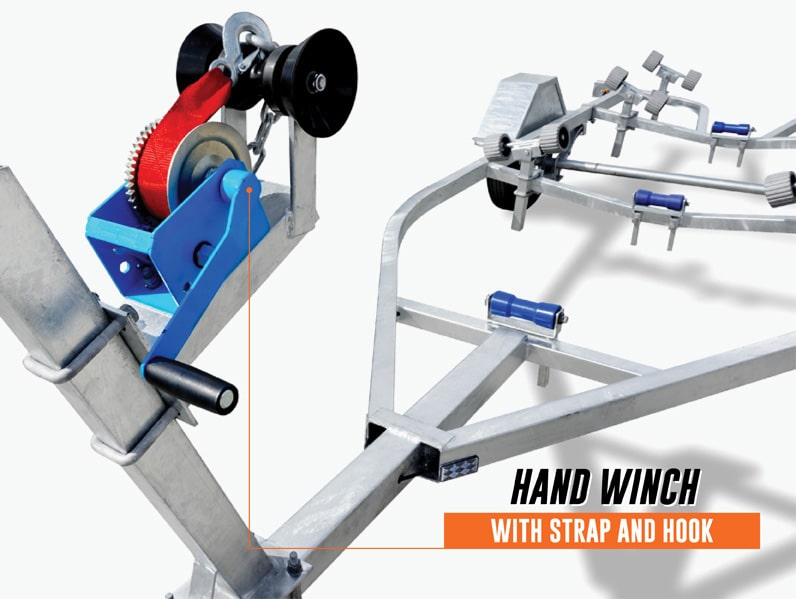 4 Metre Wobble Rollers Boat Trailer Trailers Stonegate Industries