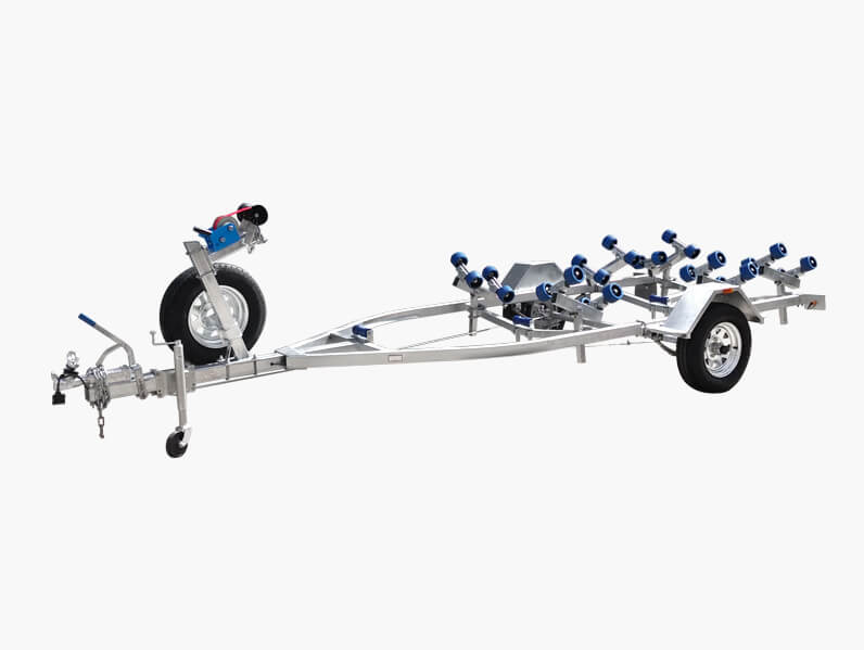 4 Metre Wobble Rollers Boat Trailer