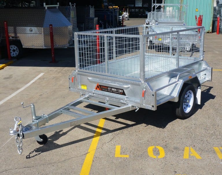 7x5 Premium Caged Box Trailer (Fully Welded) Brisbane Qld Stonegate Industries