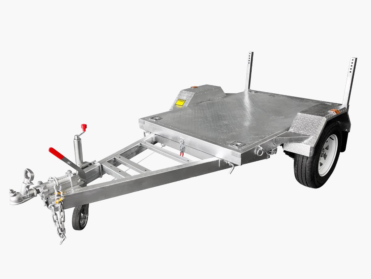 6x4 flat top trailer 1200kg atm stonegate industries