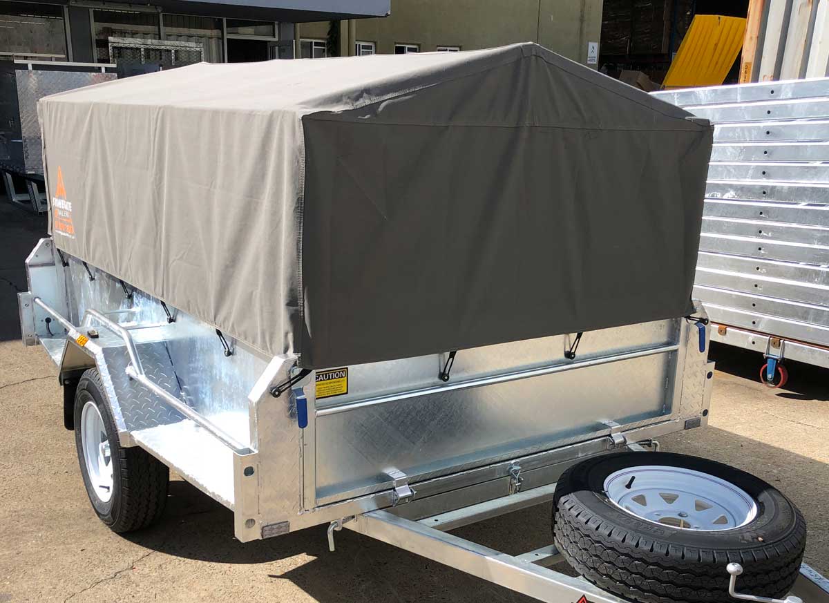 stonegate trailers with canvas cover
