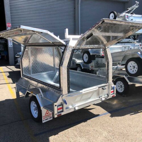 6x4 Tradesman Builder Trailer For Sale With Canopy Stonegate Industries