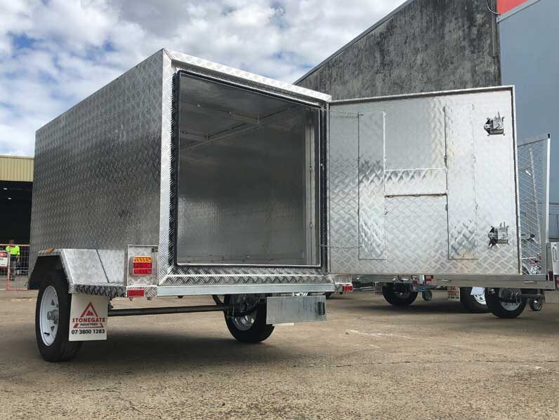 6x4 Fully Enclosed Cargo Luggage Trailer For Sale Brisbane Queensland
