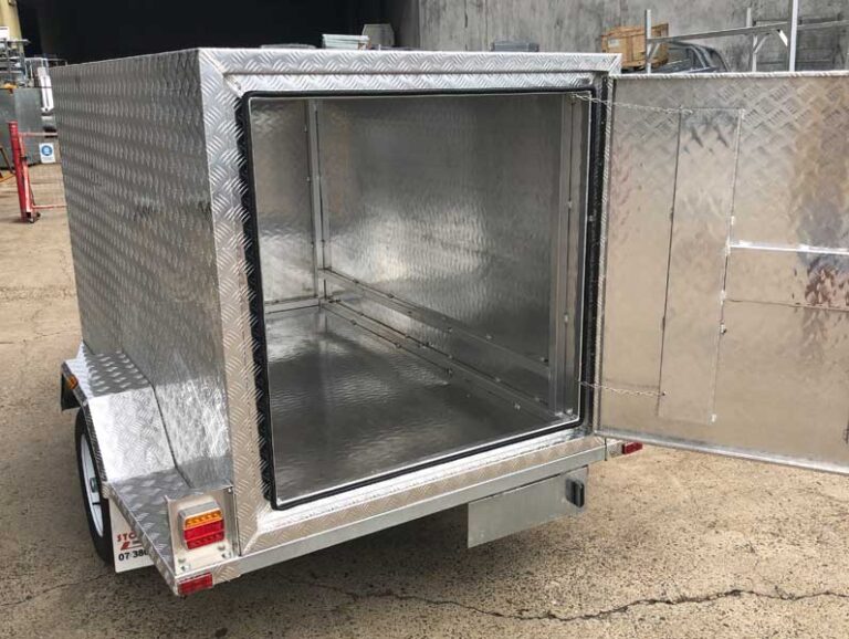 Aluminium Luggage & Fully Enclosed Trailers For Sale 6x4 7x4 7x5 8x5