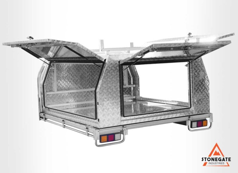 ute dual cab canopy and tray combo