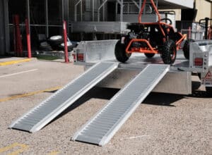 Big Rig Trailer Ramp 1.8m Heavy-Duty Aluminium UTE / Truck / Trailer Ramp For Sale Capacity ...