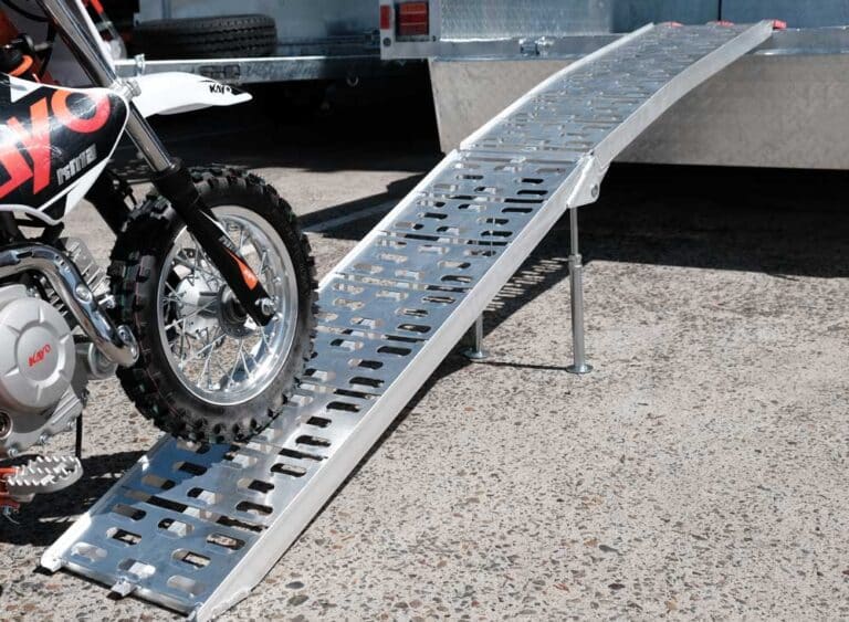 2m Ramps 2.2m Aluminium Curved Folding Loading Ramp For Sale Brisbane Queensland