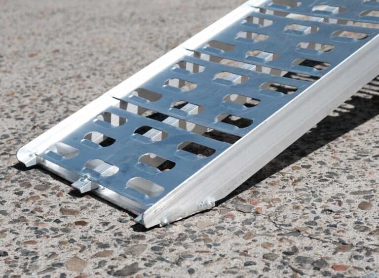 2.2m Aluminium Curved Folding Loading Ramp For Sale Brisbane Queensland